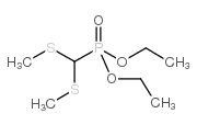 DIETHYL [BIS(METHYLTHIO)METHYL]PHOSPHONATE结构式