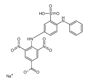 3,5-Dinitro-4-[[4-(phenylamino)-3-(sodiosulfo)phenyl]amino]benzoic acid picture