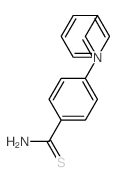 Benzenecarbothioamide,4-[(phenylmethylene)amino]- structure