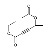 ethyl (4S)-4-acetyloxypent-2-ynoate Structure