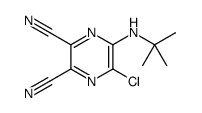 5-(tert-butylamino)-6-chloropyrazine-2,3-dicarbonitrile Structure