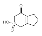 4H-Cyclopenta[c]phosphorin-4-one,1,2,3,5,6,7-hexahydro-2-hydroxy-, 2-oxide structure