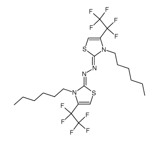 3-hexyl-4-pentafluoroethyl-2(3H)-thiazolone azine结构式