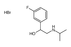 [2-(3-fluorophenyl)-2-hydroxyethyl]-propan-2-ylazanium,bromide Structure