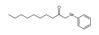 1-phenylseleno-2-decanone Structure