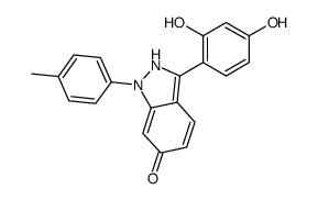 3-(2,4-dihydroxyphenyl)-1-(4-methylphenyl)-2H-indazol-6-one Structure