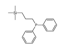 diphenyl(3-trimethylsilylpropyl)phosphane结构式