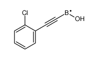 2-(2-chlorophenyl)ethynyl-hydroxyboron Structure