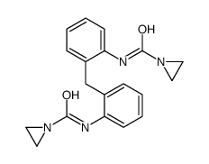 N-[2-[[2-(aziridine-1-carbonylamino)phenyl]methyl]phenyl]aziridine-1-carboxamide结构式