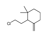 2-(2-chloroethyl)-1,1-dimethyl-3-methylidenecyclohexane Structure