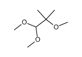 1,1,2-trimethoxy-2-methyl-propane结构式