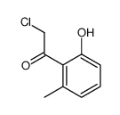 Ethanone, 2-chloro-1-(2-hydroxy-6-methylphenyl)- (9CI) structure