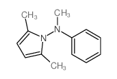 1H-Pyrrol-1-amine,N,2,5-trimethyl-N-phenyl- Structure