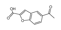 5-acetylbenzofuran-2-carboxylic acid Structure