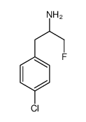 2-amino-1-(4-chlorophenyl)-3-fluoropropane Structure