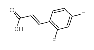 2,4-Difluorocinnamic Acid structure