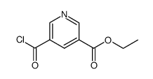 5-chlorocarbonyl-nicotinic acid ethyl ester结构式