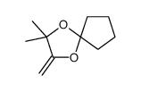 3,3-dimethyl-2-methylidene-1,4-dioxaspiro[4.4]nonane Structure