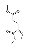 methyl 3-(1-methyl-5-oxo-2H-pyrrol-4-yl)propanoate Structure