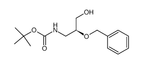 N-[(2S)-3-hydroxy-2-(phenylmethoxy)propyl](tert-butoxy)carboxamide Structure