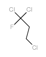 1-氟-1,1,3-三氯丙烷结构式