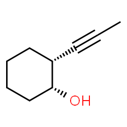 Cyclohexanol, 2-(1-propynyl)-, (1R,2R)-rel- (9CI)结构式