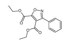 4,5-Isoxazoledicarboxylicacid,3-phenyl-,diethylester(9CI)结构式