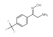 Ethanone,2-amino-1-[4-(trifluoromethyl)phenyl]-, oxime structure