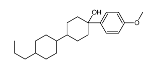 1-(4-methoxyphenyl)-4-(4-propylcyclohexyl)cyclohexan-1-ol Structure