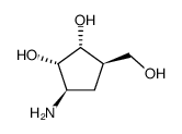 (1R,2S,3R,5R)-3-amino-5-(hydroxyMethyl)cyclopentane-1,2-diol picture