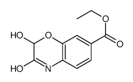 3,4-DIHYDRO-2-HYDROXY-3-OXO-2H-1,4-BENZOXAZINE-7-CARBOXYLIC ACID, ETHYL ESTER Structure