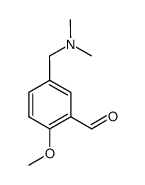 5-Dimethylaminomethyl-2-methoxy-benzaldehyde Structure