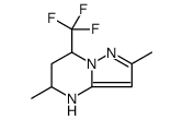 2,5-DIMETHYL-7-TRIFLUOROMETHYL-4,5,6,7-TETRAHYDRO-PYRAZOLO[1,5-A]PYRIMIDINE结构式