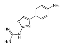 2-[4-(4-aminophenyl)-1,3-oxazol-2-yl]guanidine Structure