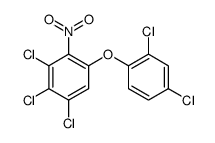 1,2,3-trichloro-5-(2,4-dichlorophenoxy)-4-nitrobenzene结构式