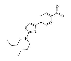 N,N-dibutyl-4-(4-nitrophenyl)-1,3-thiazol-2-amine Structure