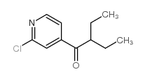 1-(2-chloro-pyridin-4-yl)-2-ethyl-butan-1-one结构式