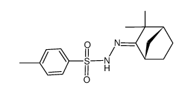 (1S)-3,3-Dimethylbicyclo<2.2.1>heptan-2-on-p-tolylsulfonylhydrazon结构式