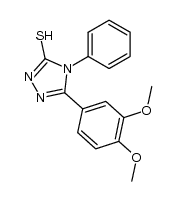 5-(3,4-Dimethoxy-phenyl)-4-phenyl-4H-[1,2,4]triazole-3-thiol picture