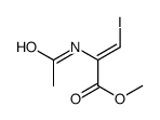 methyl 2-acetamido-3-iodoprop-2-enoate结构式