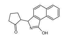 3-(2-oxocyclopentyl)-2,3-dihydrobenzo[g]isoindol-1-one Structure