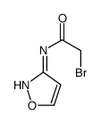 2-溴-N-(异噁唑-3-基)乙酰胺结构式