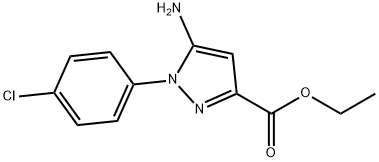 ethyl 5-amino-1-(4-chlorophenyl)-1H-pyrazol-3-carboxylate Structure