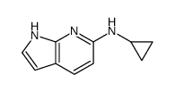 N-cyclopropyl-1H-pyrrolo[2,3-b]pyridin-6-amine Structure