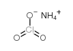 Ammonium chlorate structure