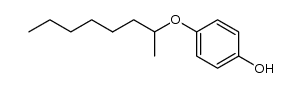 p-(1-methylheptyloxy)-phenol Structure