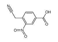 Benzoic acid, 4-(cyanomethyl)-3-nitro- (9CI) Structure