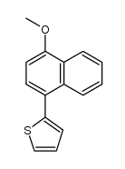 1-methoxy-4-(2-thienyl)naphthalene Structure