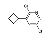 3,6-二氯-4-环丁基哒嗪结构式