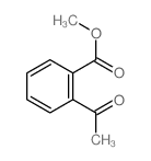 Benzoic acid,2-acetyl-, methyl ester Structure